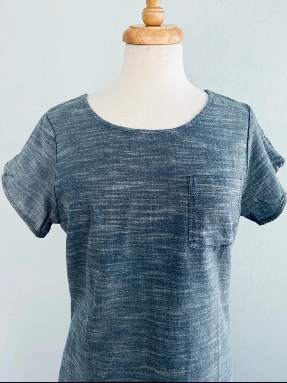 Pact Organic Cotton Chambray  Shift Dress - Picture 5 of 15